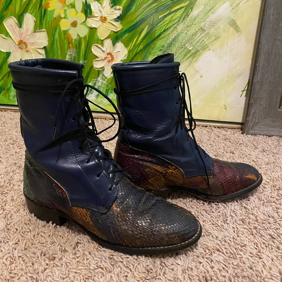 Dan post size 6 1/2 snakeskin - Picture 1 of 5